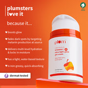 Plum Goodness 1% Vitamin C Ultra-Light-Glow Boosting Gel Cream For Glowing Skin