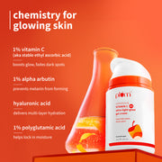 Plum Goodness 1% Vitamin C Ultra-Light-Glow Boosting Gel Cream For Glowing Skin