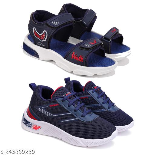 Bersache Comfortable Trendy Outdoor Casual Sandals for Boys Pack of 2