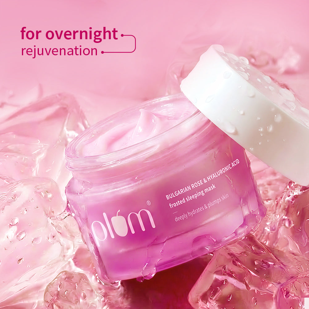 Plum Goodness Bulgarian Rose & Hyaluronic Acid Frosted Sleeping Mask