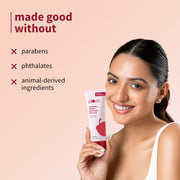 Plum Goodness Saffron & Papaya Glow Bright Face Wash (100 ml) - Pack of 2