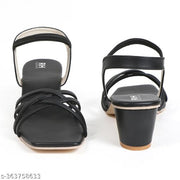 Stylish Trendy Block Heel sandals for women| Synthetic Casual Slipper For Girls | Fashion Heels For Formal Occasions Casual Office Party-Wear