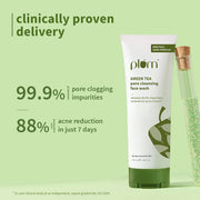 Plum Goodness Green Tea Pore Cleansing Face Wash For Oily & Acne-Prone Skin | 150 ml