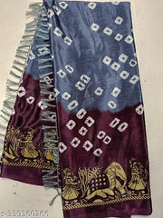 Daily wear saree, Bandhej Crystal Women Saree .Bandhni BANDHEJ. Bandhni Special Saree. Patola Saree .