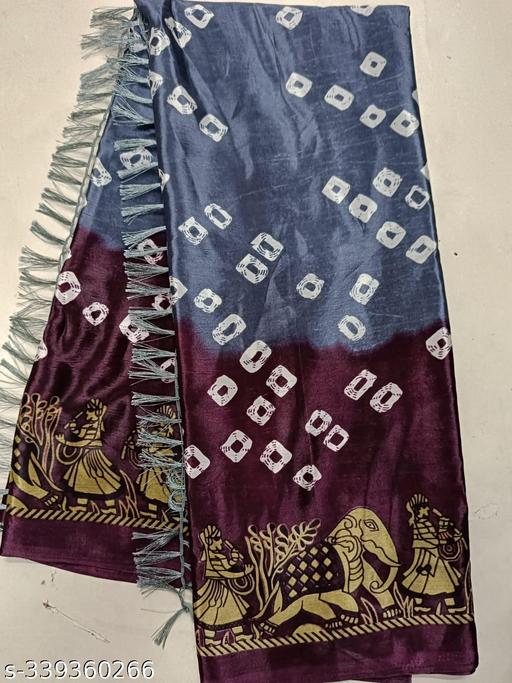 Daily wear saree, Bandhej Crystal Women Saree .Bandhni BANDHEJ. Bandhni Special Saree. Patola Saree .
