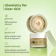 Plum Goodness Green Tea Clear Face Mask For Oily & Acne-Prone Skin