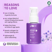 Plum Goodness 1% Retinol & Bakuchiol Face Serum For Ageing Skin | 30 ml