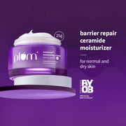 Plum Goodness CeraSense Barrier Repair Face Moisturizer with ceramides & peptides for dry, sensitive skin | 50 g