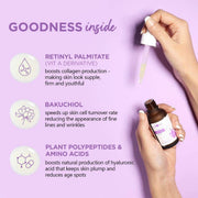 Plum Goodness 1% Retinol & Bakuchiol Face Serum For Ageing Skin | 30 ml
