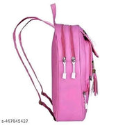 Fashion Pink Backpack for Women with Front Pocket Stylish Casual School College Travel Daily Use Backpack