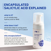 Plum Goodness 1% Encapsulated Salicylic Acid Foaming Face Wash For Acne-Prone Skin (110 ml) - Pack of 2