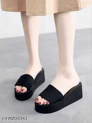 black varshal slipper for party wear