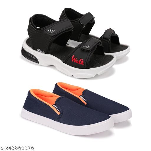 Bersache Comfortable Trendy Outdoor Casual Sandals for Boys Pack of 2
