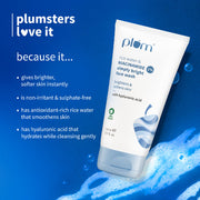 Plum Goodness 2% Niacinamide & Rice Water Face Wash For Clear & Bright Skin | 150 ml