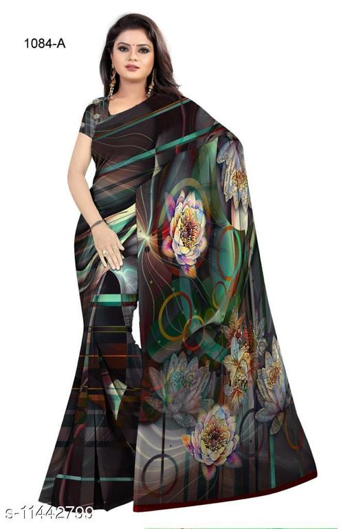 P D SILK MILLS Women's Beautiful Designer Woven Synthetic Saree with Blouse Piece