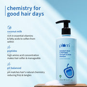 Plum Goodness Coconut & Peptides Soft Hair Duo| Shampoo, Conditioner