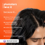 Plum Goodness Volcanic Minerals & 0.5% Salicylic Acid Shampoo For Dandruff-Prone Hair | 250 ml
