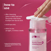 Plum Goodness Goji Berry & 5% Glycolic Acid Exfoliating Toner For Textured Skin