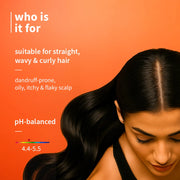 Plum Goodness Volcanic Minerals & 0.5% Salicylic Acid Shampoo For Dandruff-Prone Hair | 250 ml
