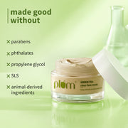 Plum Goodness Green Tea Clear Face Mask For Oily & Acne-Prone Skin
