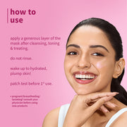 Plum Goodness Bulgarian Rose & Hyaluronic Acid Frosted Sleeping Mask