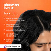 Plum Goodness Volcanic Minerals & 0.5% Salicylic Acid Shampoo For Dandruff-Prone Hair | 250 ml