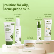 Plum Goodness Green Tea Clear Face Mask For Oily & Acne-Prone Skin