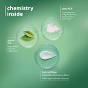 Plum Goodness Green Tea & Zinc Super-Matte SPF 50 Sunscreen Gel for Oily Skin | 30 g