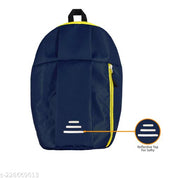 Small 12 L Backpack With Night Reflective Lines Lunch Bag For School, Collage and Office No Backpack
