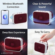 DPM Portable Bluetooth Speaker with Mic, High Bass Sound, RGB Light Effect, FM Support