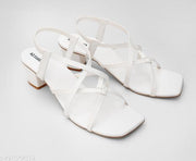 Women Stylish Ankle Slip On Block Heel Sandal Trendy Party & daily use Heels Fashion Sandals