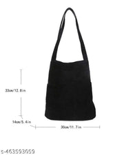 Corduroy Washable Trio Bag | Reusable Bag | Corduroy Smart Carry Bag For Women And Girls
