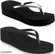 Women flip flop slipper best quality silver colour