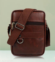 Stylish men Messenger small cross body sling bag for men women office use persnol casual with adjustable Strap