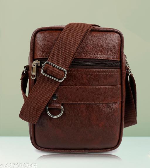 Stylish men Messenger small cross body sling bag for men women office use persnol casual with adjustable Strap