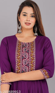 Three-Quarter Sleeves WOMEN new stylish NAYARA Cut kurti