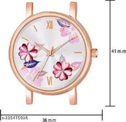 Special Valentine WOMEN'S ANALOG SILVER PINK COLOUR WATCH