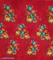 Combo Floral Sarees, Set of 2, Georgette Printed Sarees With Blouse Piece