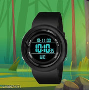 Men's Watch (Black Dial Black Strap)