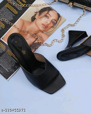 SGR Seldon Stylish Block Heel Slippers