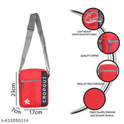 Premium Red Sling Bag for Boys Perfect Travel Companion & Travel Carry Bag
