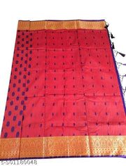Peshwai Paithni Soft Silk saree, woven design border and woven Pallu