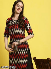 Polyster/Crepe fabric-Hippon Tailor Fancy Havey Printed Kurti