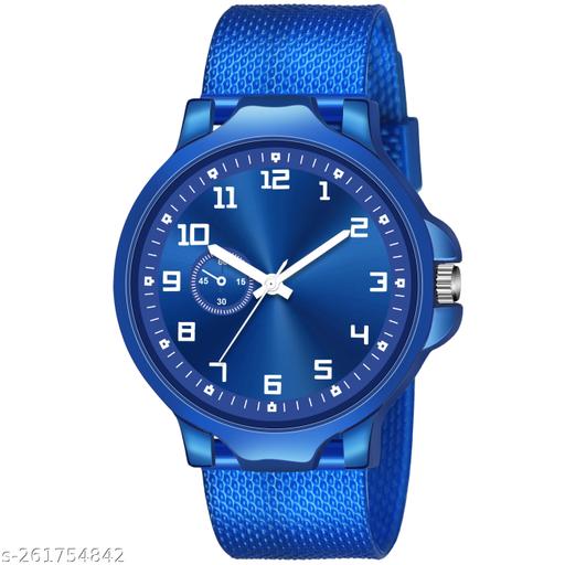 Blue  Watch King Bracelet for Men Analog Watch - For Men
