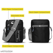 Crossbody Bag with Zipper Pockets