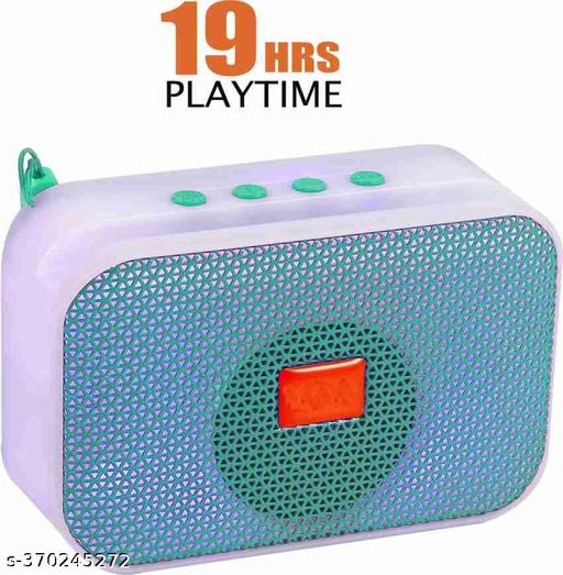 VA WORLD M412SP GRN (Portable Bluetooth Speaker) Dynamic Thunder Sound with High Bass 5 W Bluetooth Speaker 1200mAh Battery (Assorted Colour)