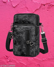 CHAMBYALVelvet Mobile Sling Adaptable Cell Phone Purse - Perfect for Running, Travel, Daily Use 77 Pack of 1