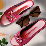 Flat Sandals Slipper for Women , Women's Fashion Sandal Faux Leather, Comfortable & Stylish Wedges Ideal for Casual & Formal Occasions, Comfortable Lycra Slippers For Women, Flats for Women Stylish Latest Girls Sandals