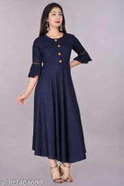 Long Sleeve  Kurti - Classic Ethnic Style For Traditional Events