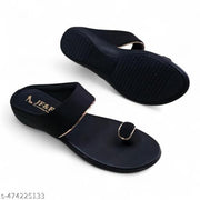 JF F women fantastic footwear black single patti